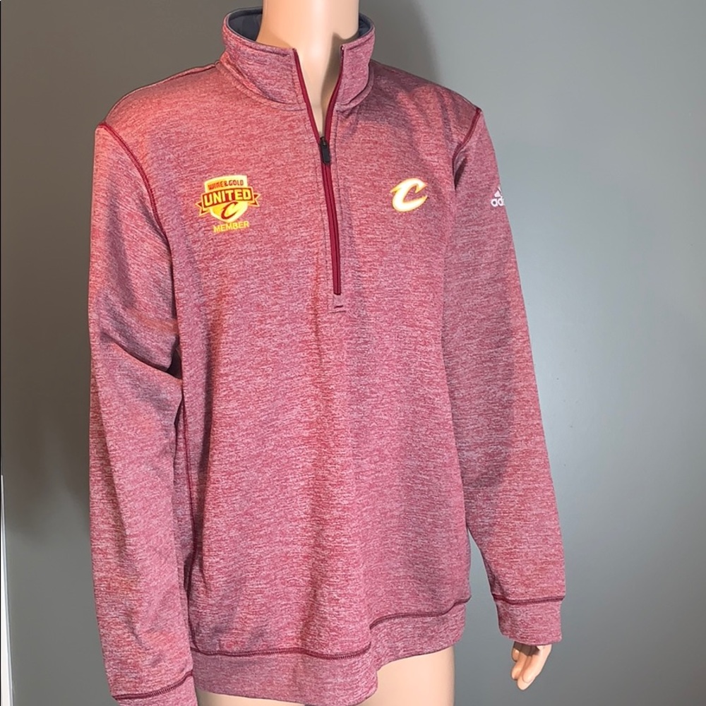 Adidas Cleveland Cavs Quarter Zip Sweatshirt XL